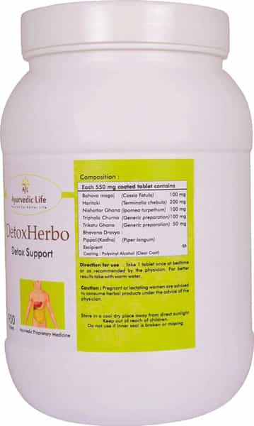 Al-Ayurvedic Life Detoxherbo - 900 Tablets Pack Of 2