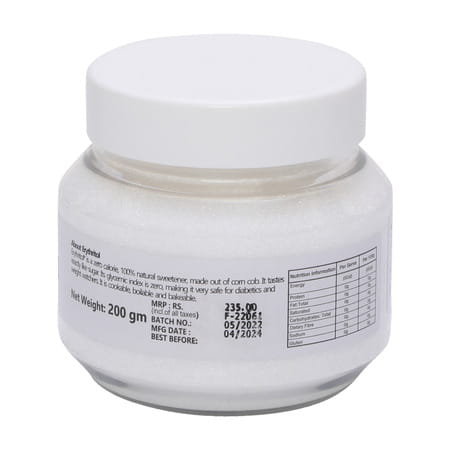 So Sweet Erythritol Powder 200gm Sugar Free 100% Natural Sweetener For Diabetes (Pack Of 5)