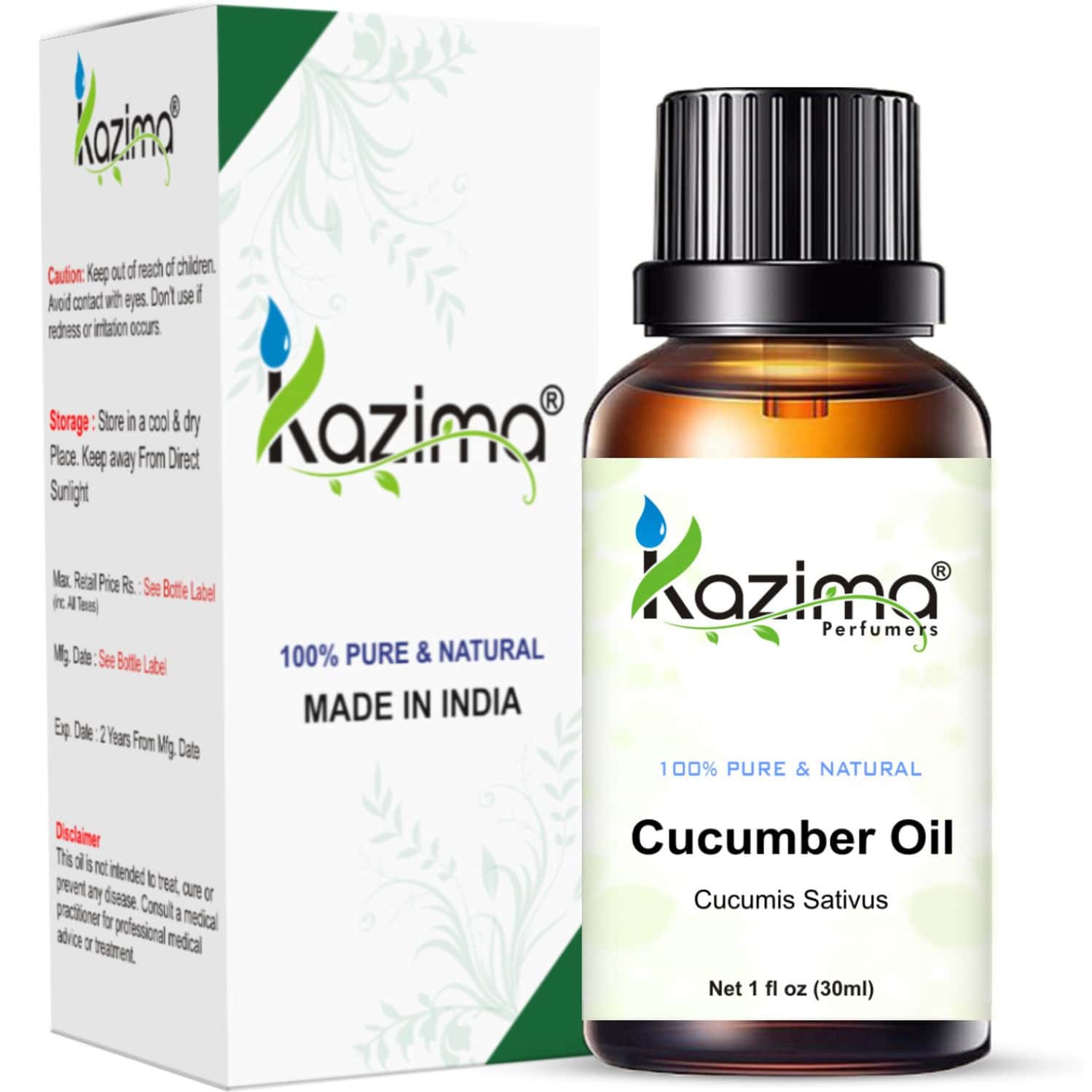 Kazima Cucumber Essential Oil (30 Ml)