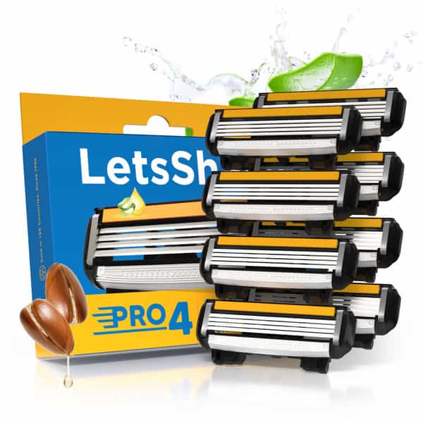 Letsshave Pro 4 Blades (Pack Of 8)