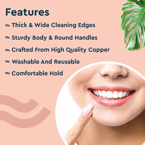 Gubb Tongue Cleaner Copper With Handle