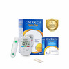 Onetouch Verio Flex Glucometer Combo With 25 Test Strips & 10 Lancets |Syncs Results With Mobile App