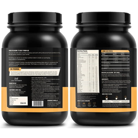 Myfitfuel Advance Mff 100% Whey Protein Powder + Digestive Enzymes & Vitamin (1 Kg, Chocolate Fudge)