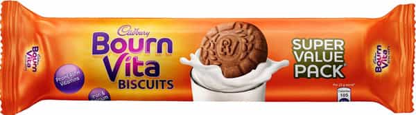 Cadbury Bournvita Biscuits - Cookies With Prohealth Vitamins Super Value Pack 120 G Pouch