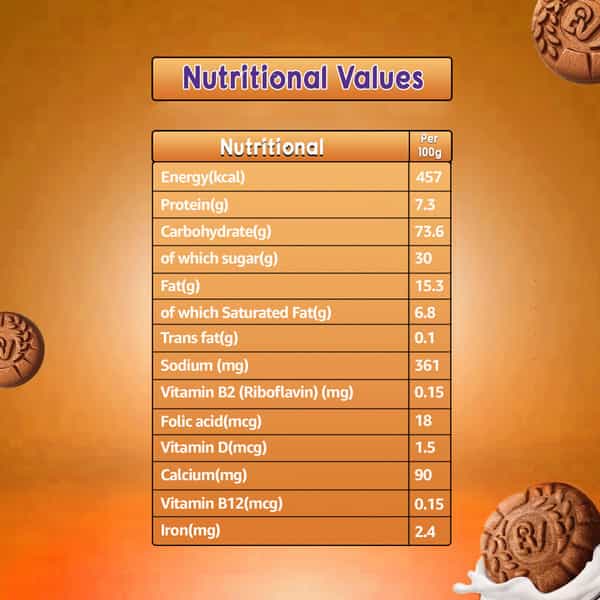 Cadbury Bournvita Biscuits - Cookies With Prohealth Vitamins Super Value Pack 120 G Pouch