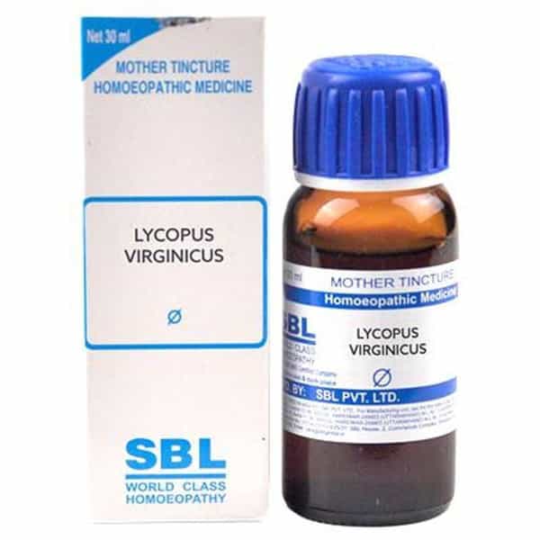Sbl Lycopus Virginicus Mother Tincture Q 30 Ml Pack Of 2
