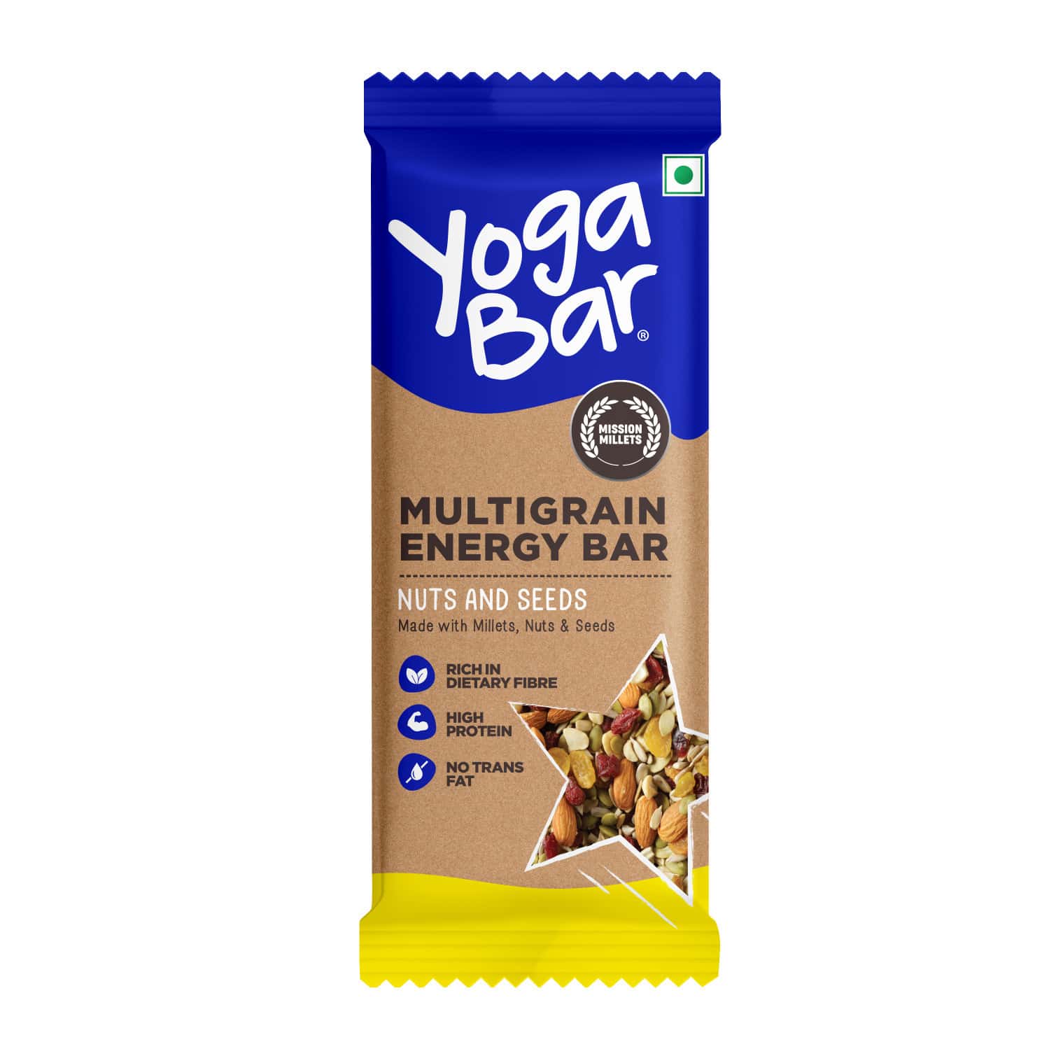 Yoga Bar Nuts & Seeds Breakfast Protein Bar 10g Protein