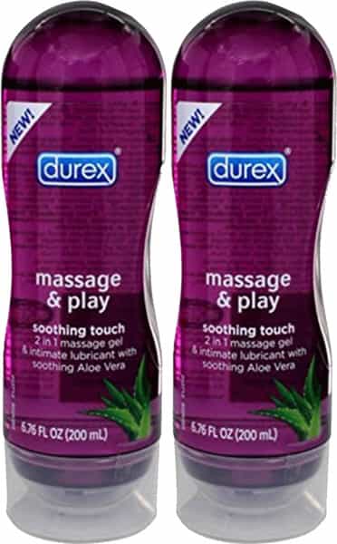 Durex Lube Aloe Massage And Lubricant Gel -200Ml (Pack Of 2)