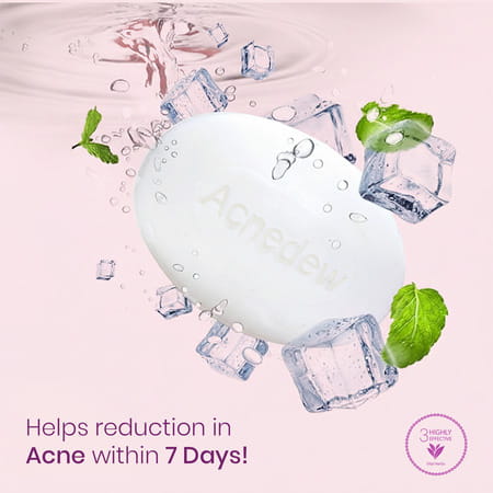 Acnedew Anti Acne & Anti Pimple Soap With Aloe & Tea Tree Oil (100 Gm Pack Of 1)