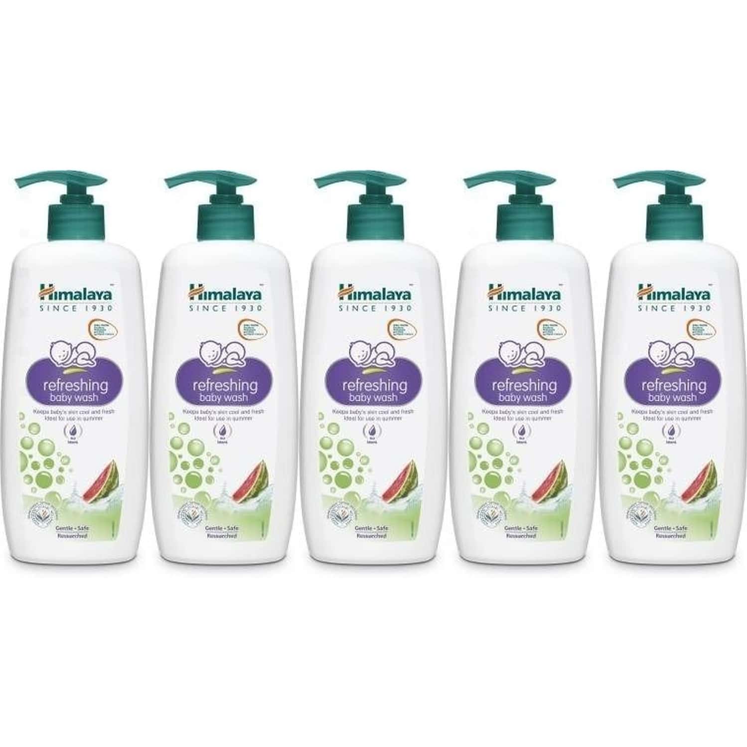 Himalaya Refreshing Baby Wash | 400 Ml | Pack Of 5