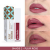 Just Herbs Ayurvedic Creamy Matte Long Lasting Liquid Lipstick . - Plum Rose
