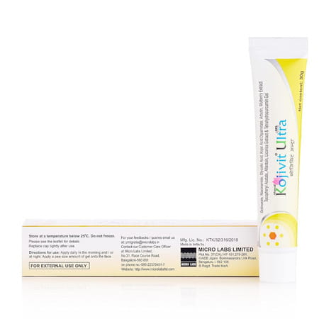 Kojivit Ultra Gel Derma Care | For Dark Spots & Hyperpigmentation | 30 Grams