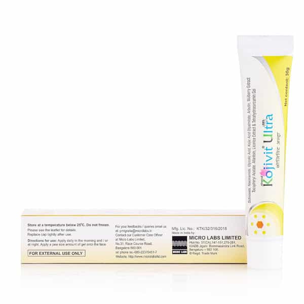 Kojivit Ultra Gel Derma Care | For Dark Spots & Hyperpigmentation | 30 Grams
