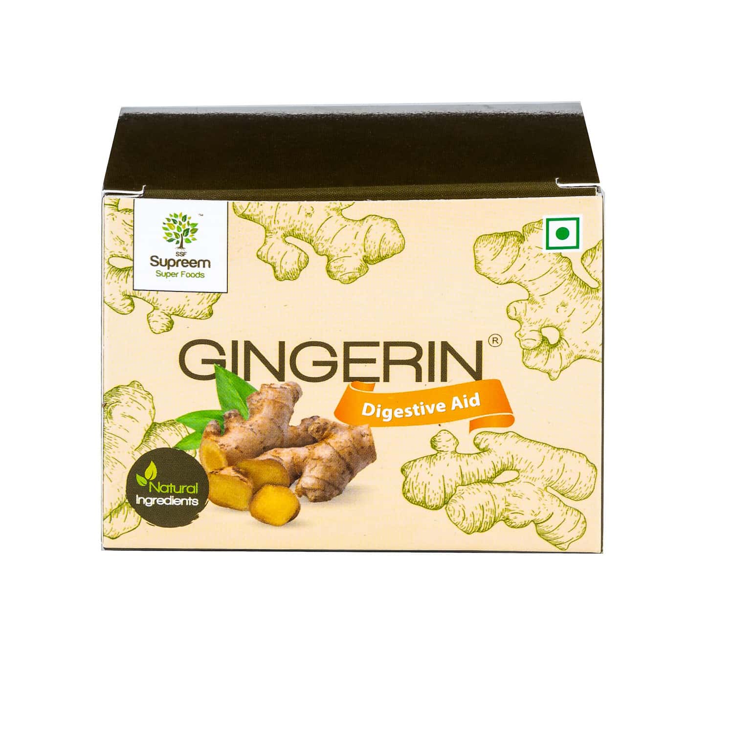 Buy SUPREEM SUPER FOODS GINGERIN DIGESTIVE AID (GINGER EXTRACT) 15'S