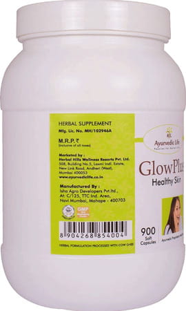 Al-Ayurvedic Life Glow Plus - 900 Capsules Pack Of 5