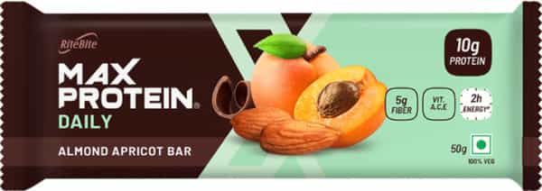 Ritebite Max Protein Daily - Almond Apricot 50G Bar - Pack Of 1