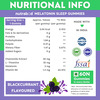 Nutrabud Melatonin 3Mg Sleep Gummies | Sugar Free | Restful Sleep | Blackcurrant Flavor | 60 Gummies