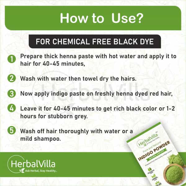 Indigo Powder For Black Hair - 200 Gm
