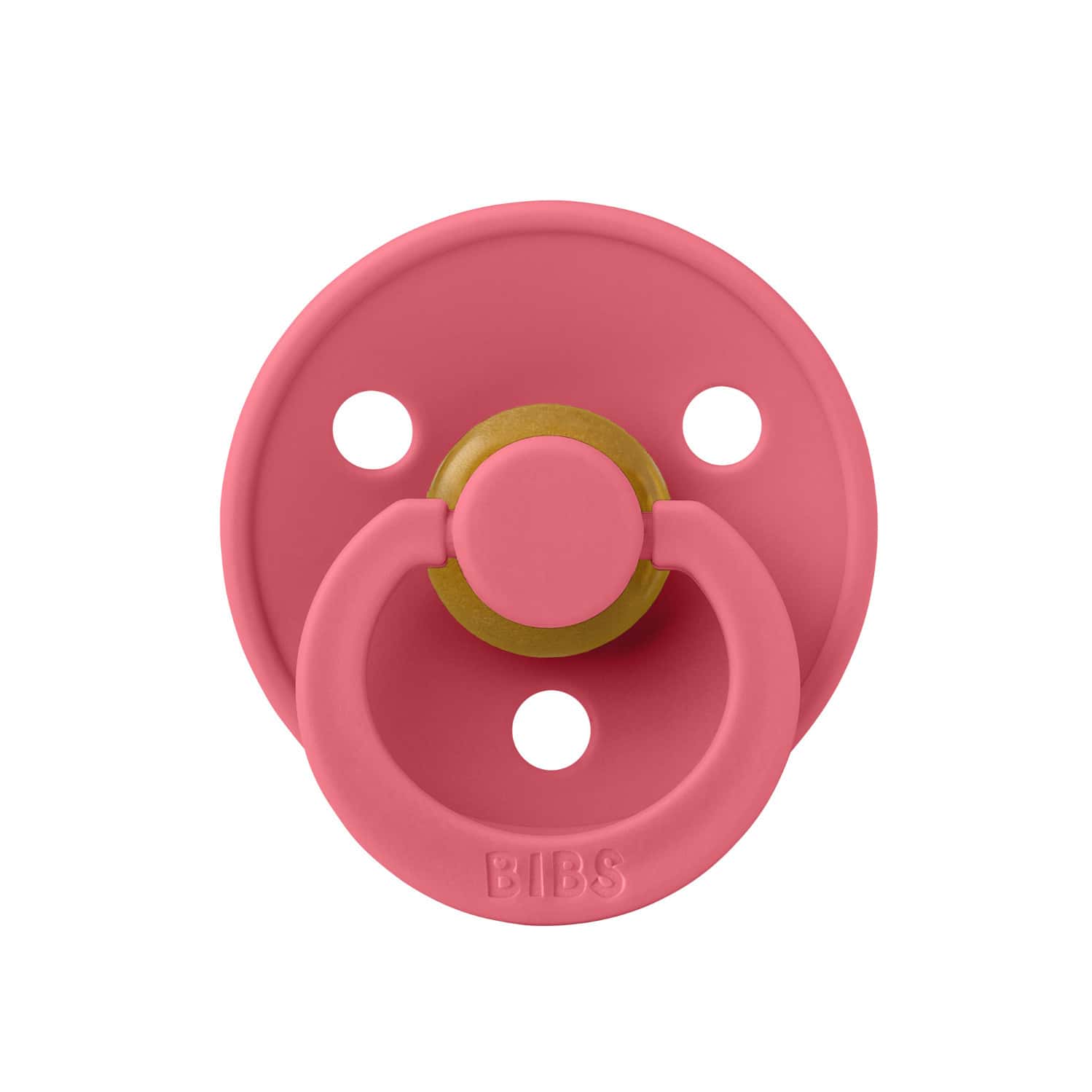 Bibs Colour Latex Size 2 Coral - 6+ Months