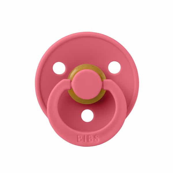 Bibs Colour Latex Size 2 Coral - 6+ Months