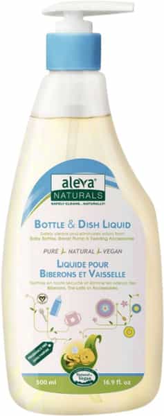 Aleva Naturals Bottle & Dish Liquid Fragrance Free 500 Ml