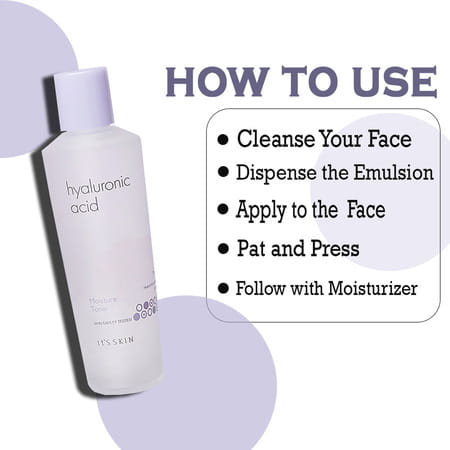 It'S Skin Hyaluronic Acid Moisture Emulsion - Moisture-Binding - Plumps Skin - Lightweight - 150ml