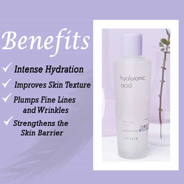 It's Skin Hyaluronic Acid Moisture Emulsion - Moisture-Binding - Plumps Skin - Lightweight - 150Ml