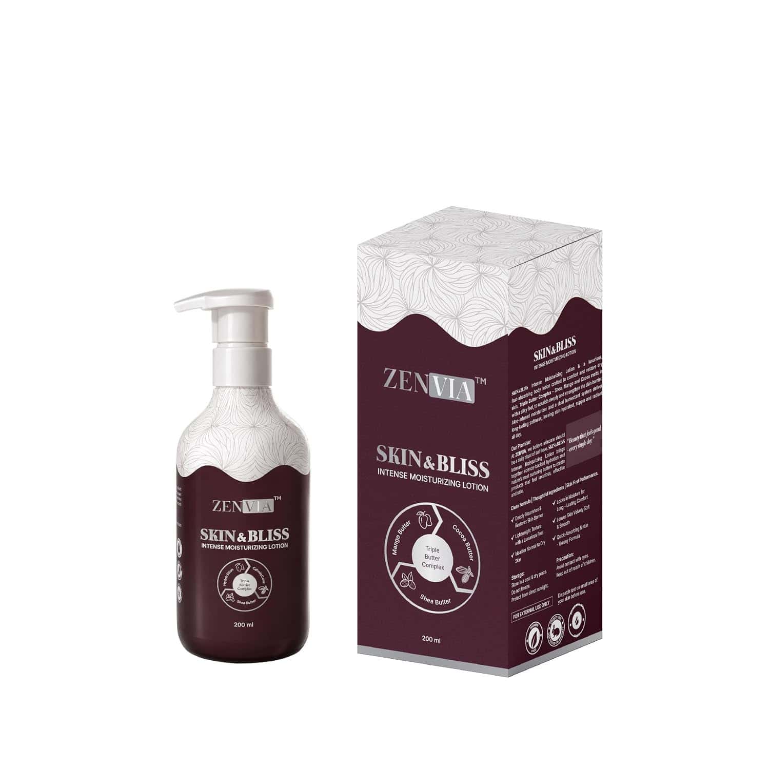 Zenvia Skin&Bliss Intense Moisturiser 200ml