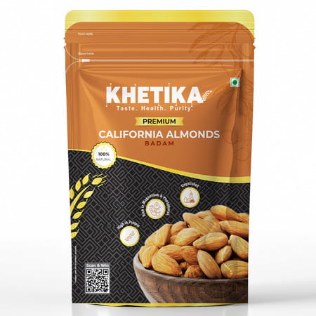 Khetika Naturale Premium California Almonds 1kg