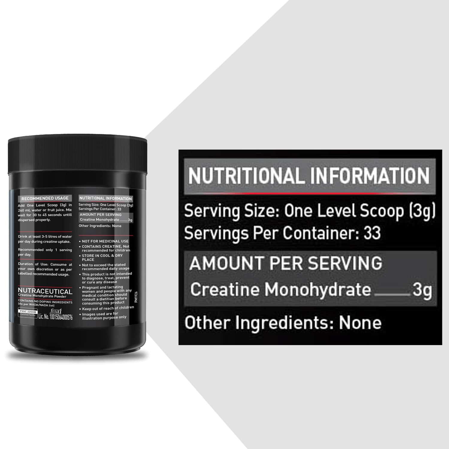 Buy MUSCLEBLAZE CREATINE MONOHYDRATE INDIA'S ONLY LABDOOR USA CERTIFIED CREATINE (UNFLAVOURED