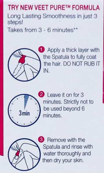 Veet Pure Hair Removal Cream Normal Skin Cucumber & Sage Extracts 100 Gm