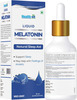 Healthvit Melatonin Liquid Drops 100% Natural Sleep Aid & Reduce Anxiety | 30ml