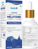 Healthvit Melatonin Liquid Drops 100% Natural Sleep Aid & Reduce Anxiety | 30ml