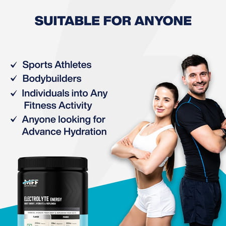 Myfitfuel Electrolyte Energy, Hydration, Replenishment +Green Tea Extract, L-Threonine (400G Orange)