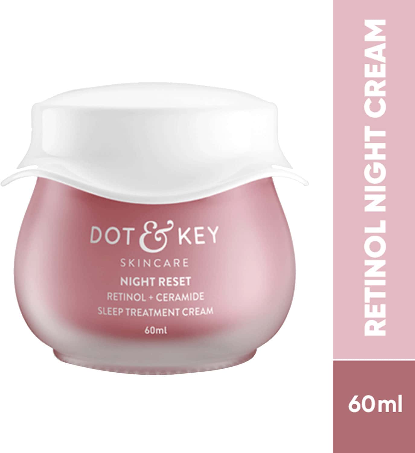Dot & Key Night Reset Retinol + Ceramide Sleep Treatment Cream 60ml
