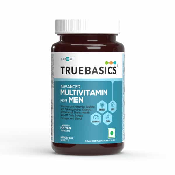 Truebasics Multivit Men | Multivitamin For Men | 30 Multivitamin Tablets