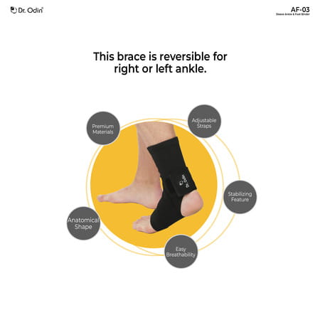 Dr. Odin Sleeve Ankle And Foot Binder | Tailored Support For Injury Recovery | Xtra Large