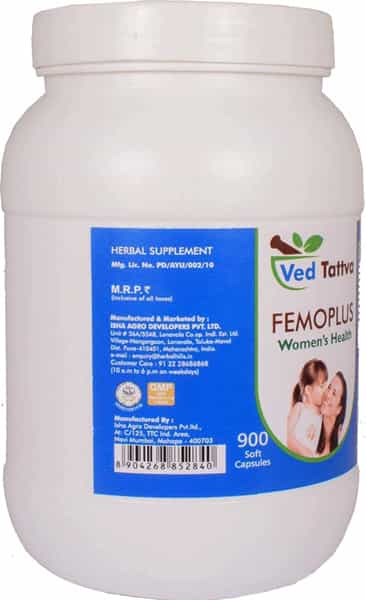 Ved Tattva Femoplus 900 Capsules | Ayurvedic Herbal Formulation For Women's Health
