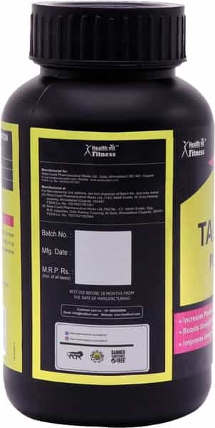 Healthvit Fitness Taurine Powder - Unflavoured -100Gm