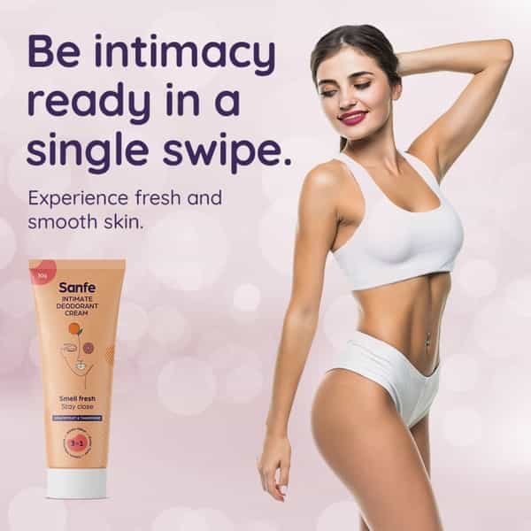 Sanfe Intimate Deodorant Cream 60G