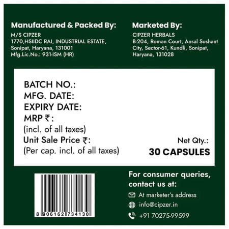 Cipzer Diabo Fit 30 Capsules | Supports Blood Sugar Balance & Metabolic Wellness