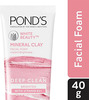 Pond's Bright Beauty Mineral Clay Vitamin B3 Oil Free Glow & Facial Foam (40Gm)