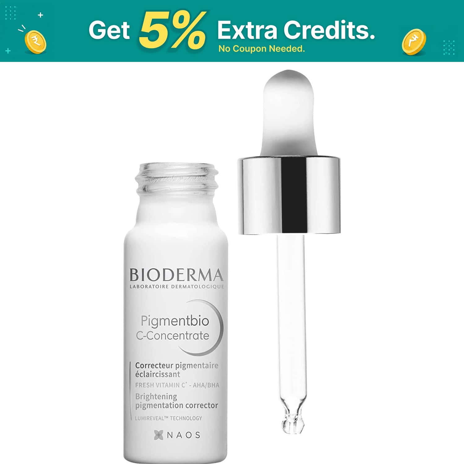 Bioderma Pigmentbio C- Concentrate Brightening Pigmentation Cream Corrector- 15 Ml