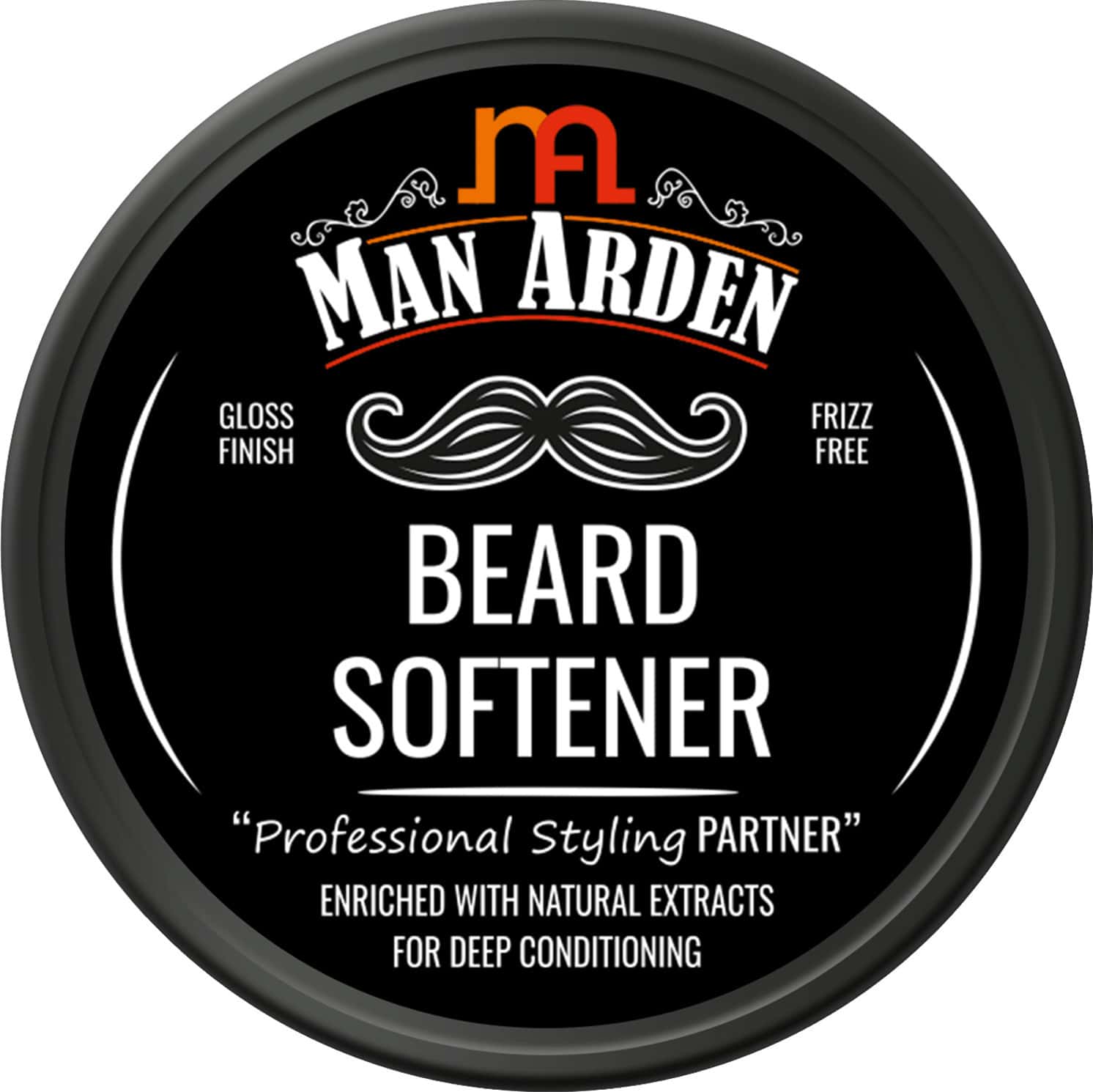 Man Arden Beard Softener Professional Styling For Gloss Finish Healthy Beard Growth 50gm