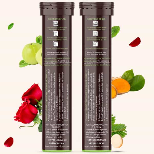 Vegan Greens Relax Calm Unwind Your Day. Calm Daily Stress, Better Mood &Sleep 50 Effervesc., Orange