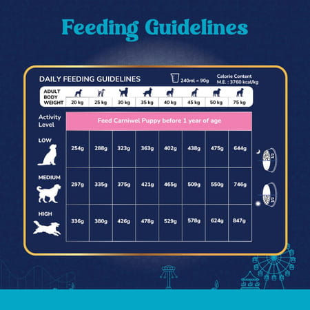 Carniwel Fresh Chicken Adult Dry Dog Food 3kg | Natural Ingredients For Optimal Skin & Coat Health