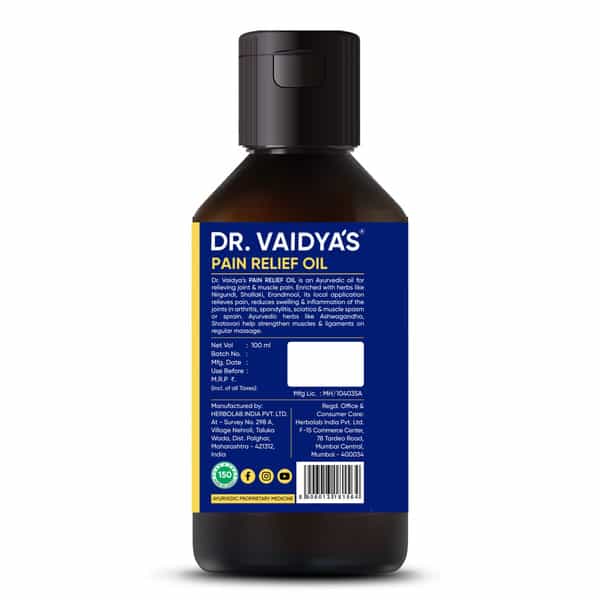 Dr. Vaidya's Pain Relief Oil -100 Ml