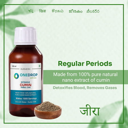 Durmeric Onedrop Intensive Cumin Herbal Drops - 60Ml