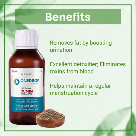 Durmeric Onedrop Intensive Cumin Herbal Drops - 60Ml