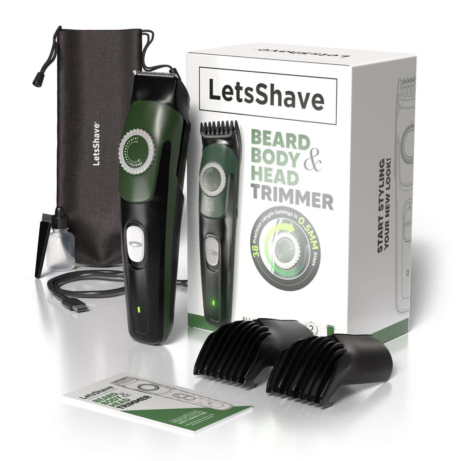 Letsshave Head Body & Beard Trimmer For Men